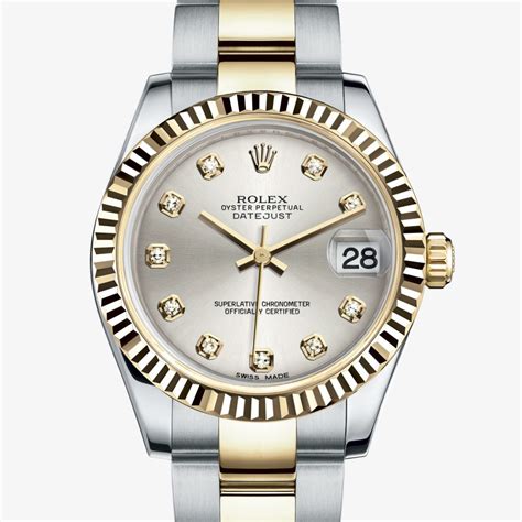 rolex acciaio oro donna|orologi oro bianco 36 mm.